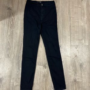 Super High Waist Denim Skinnies